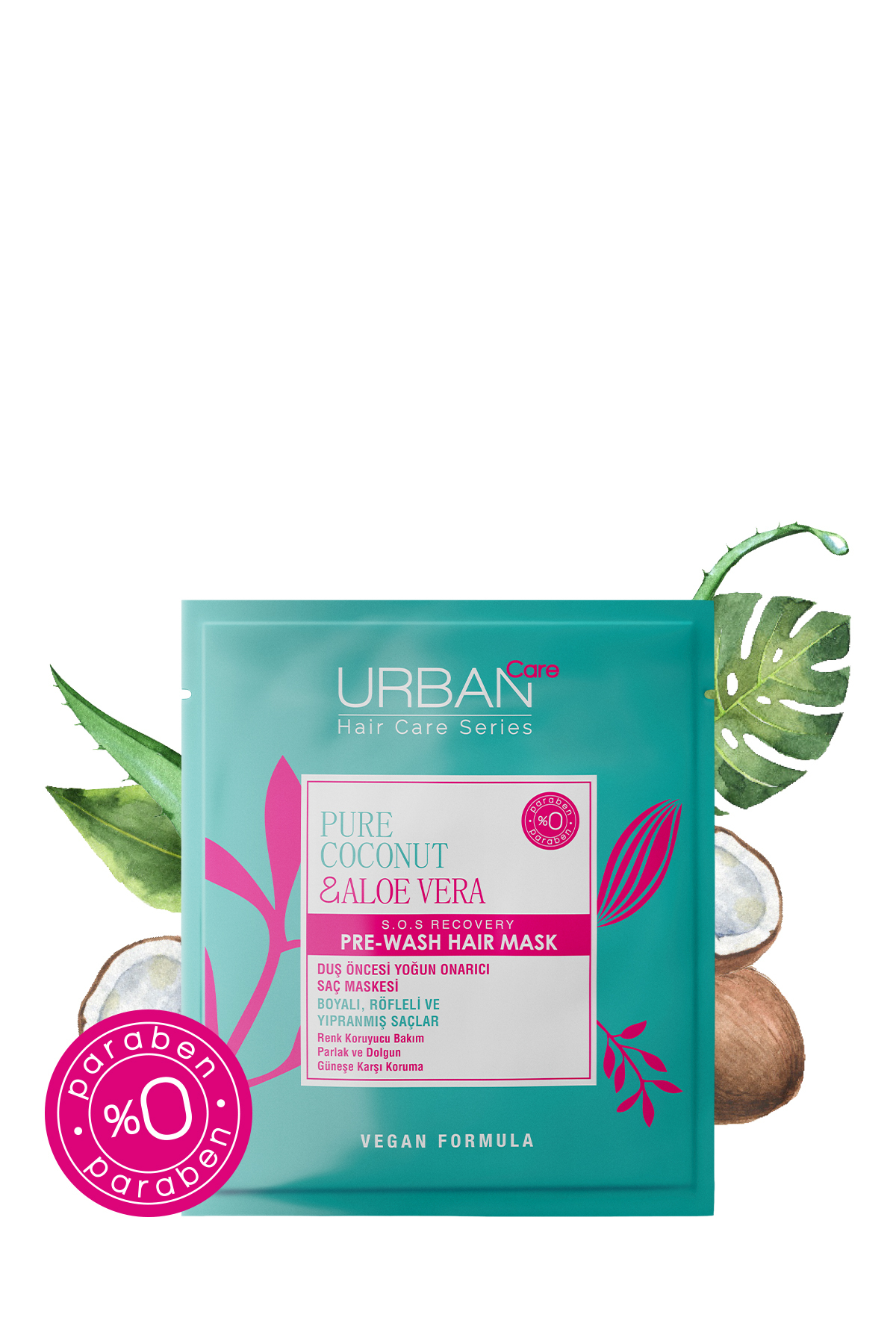 Urban Care Sa Bakm Maskesi Coconut Ve Aloe Vera zl 50ml | Berber Deposu