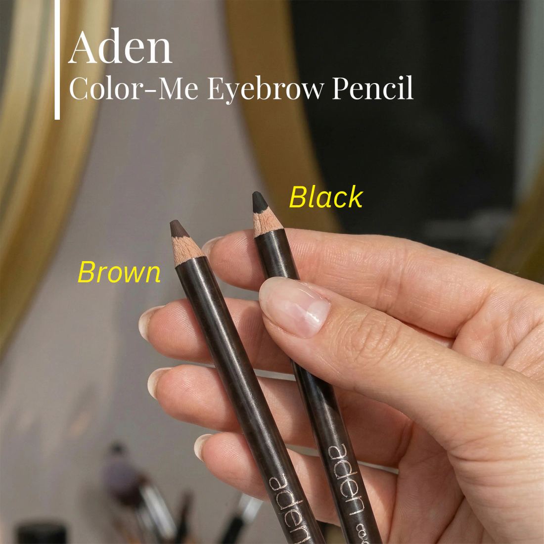 Aden Color-Me Eyebrow Pencil - Color-Me Kaş Kalemi 01 Brown (Kahverengi)