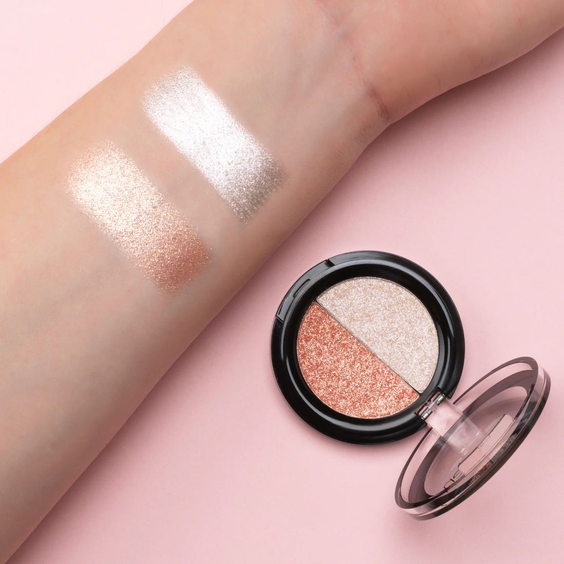 Aden Eyeshadow Shine Duos - Işıltılı Göz Farı İkilisi Beige (Bej)