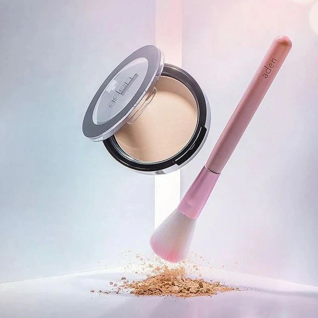 Aden Silky Matt Compact Powder - İpeksi Mat Pudra 01 Tan (Bronz)