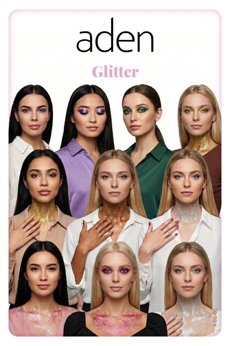 Aden Glitter Powder - Işıltılı Toz Angel (Beyaz)