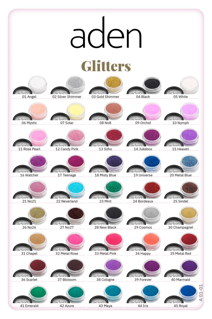 Aden Glitter Powder - Işıltılı Toz Angel (Beyaz)