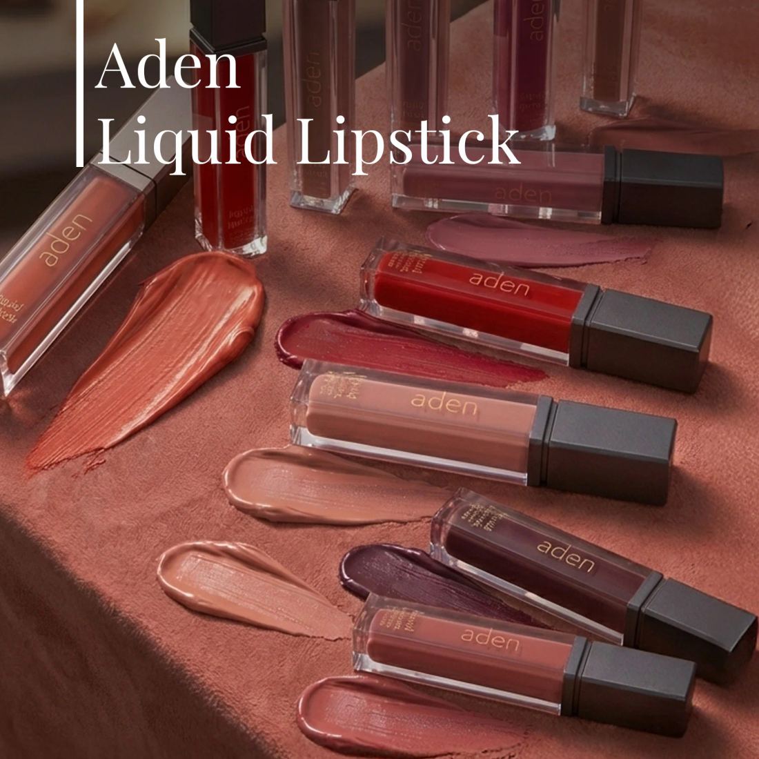 Aden Liquid Lipstick - Likit Ruj 01 Nectarine (Nektarin)