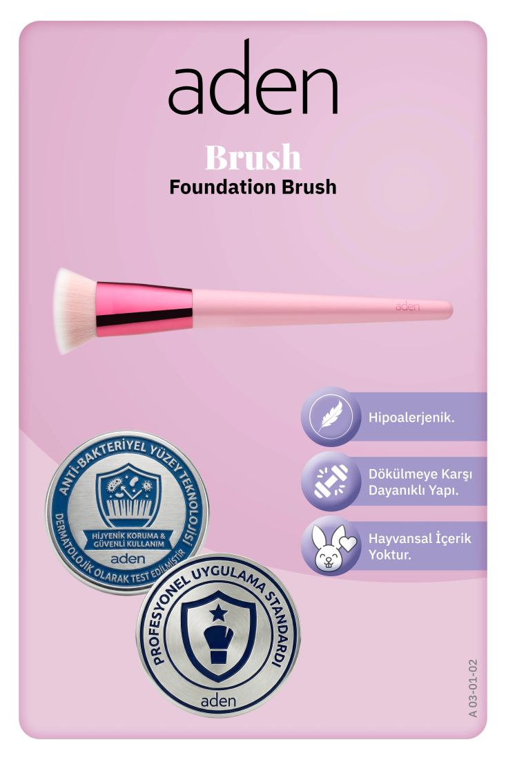 Aden Makyaj Fırçası Foundation Brush / Fondöten Fırçası