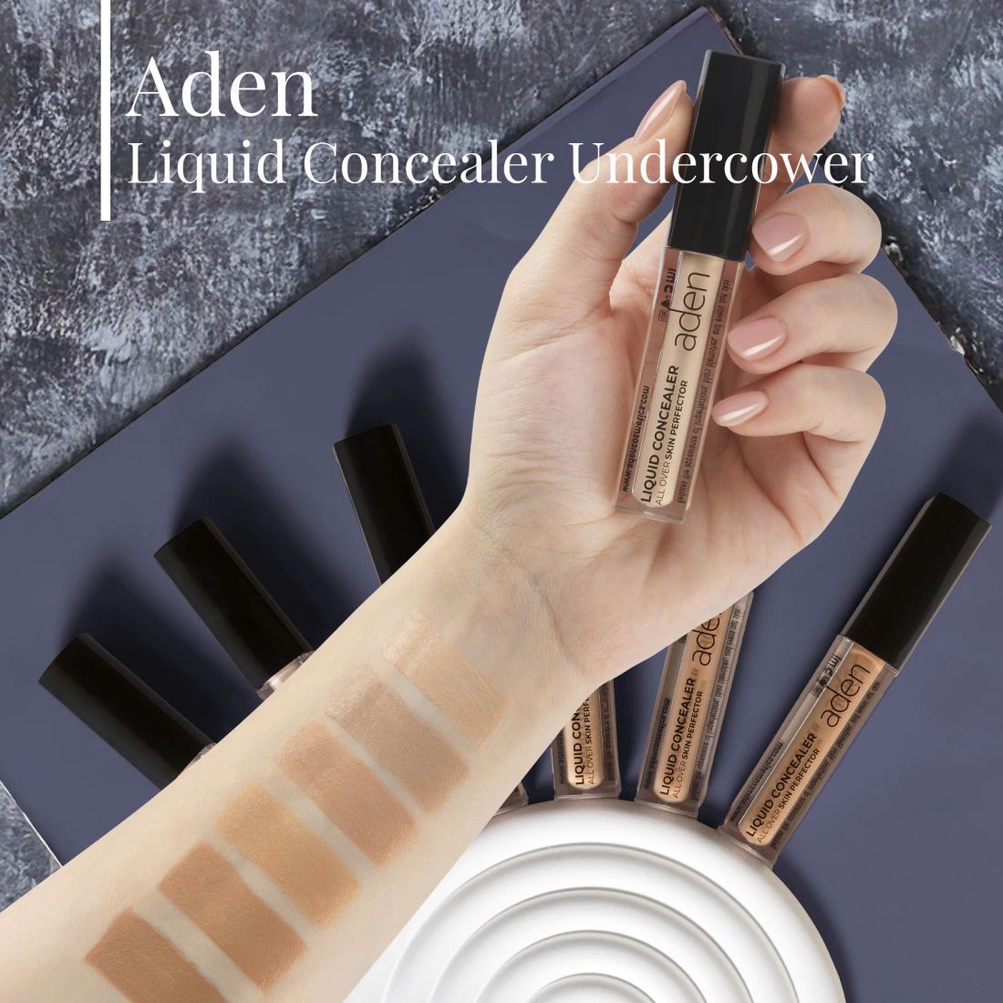 Aden Liquid Concealer Undercover - Likit Kapatıcı 01 Porcelain (Porselen)