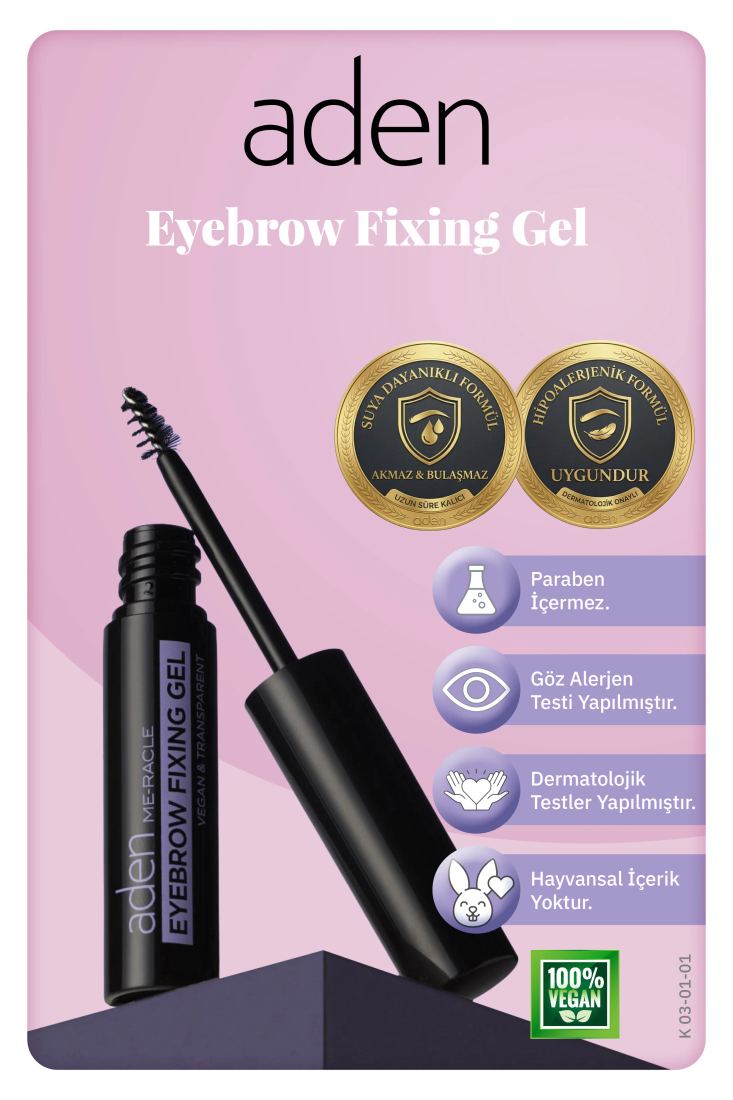 Aden Eyebrow Fixing Gel - Kaş Sabitleme Jeli Standart
