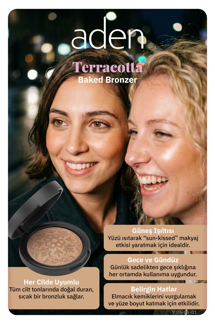 Aden Terracotta Collection - Terracotta Serisi Terracotta Bronzer - Terracotta Bronzlaştırıcı