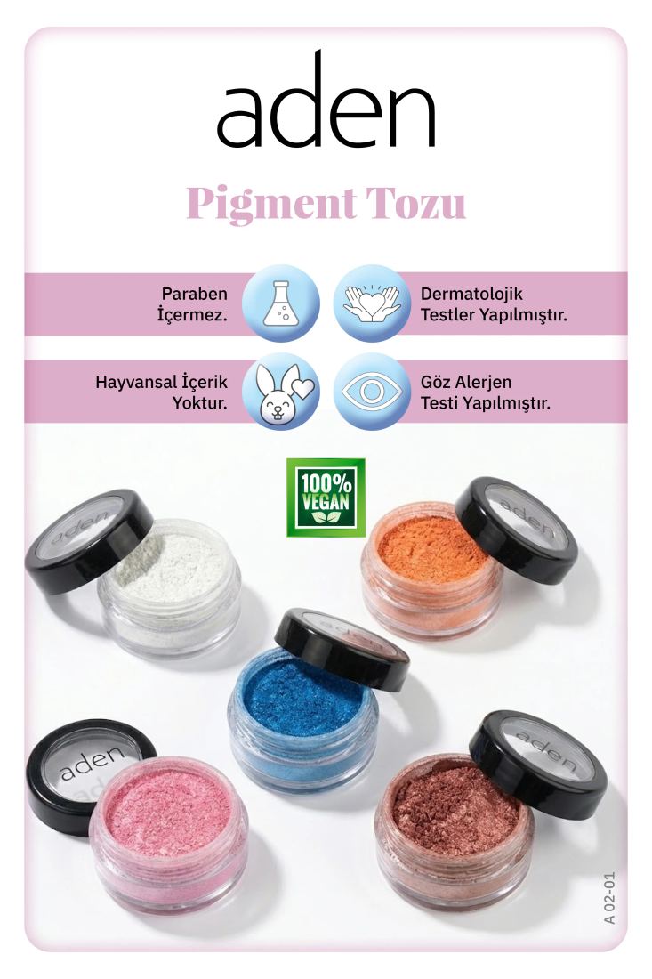 Aden Pigment Powder - Pigment Tozu White (Beyaz)