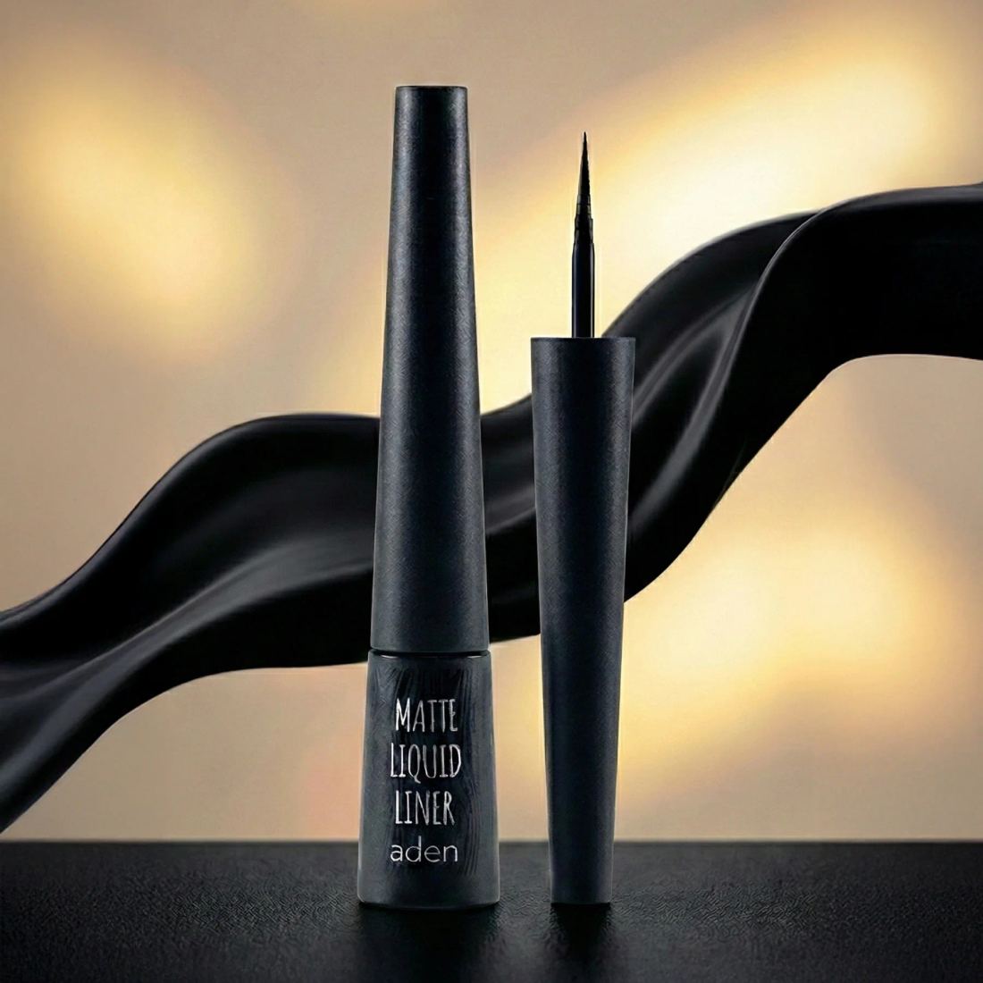 Aden Matte Liquid Liner - Mat Likit Eyeliner Black (Siyah) Standart