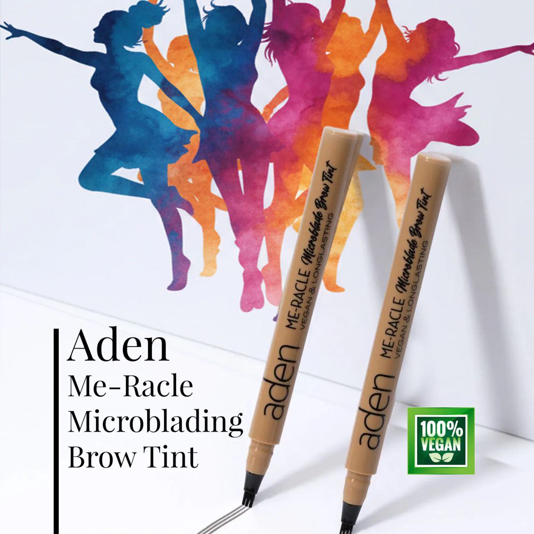 Aden Me-Racle Microblading Brow Tint - Microblading Kaş Tinti Greyish-Black (Grimsi Siyah)