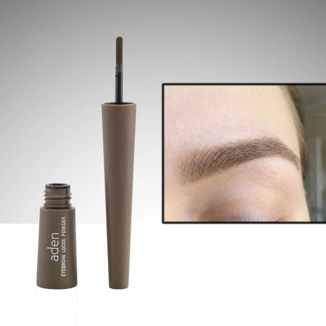 Aden Eyebrow Loose Powder - Kaş Pudrası 01 Light Brown (Açık Kahverengi)