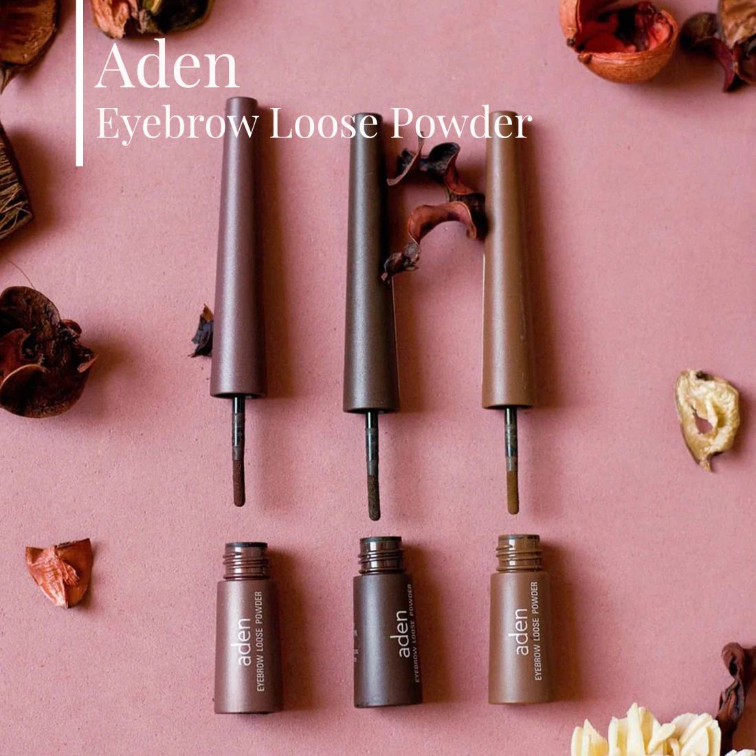 Aden Eyebrow Loose Powder - Kaş Pudrası 01 Light Brown (Açık Kahverengi)