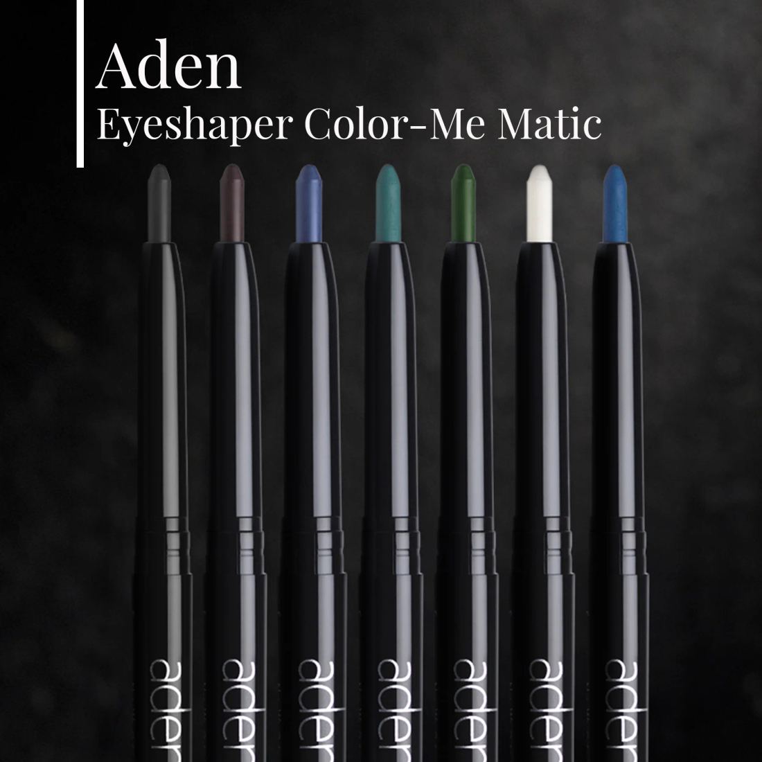 Aden Color-Me Matic Eyeshaper - Asansörlü Göz Kalemi 01 Black (Siyah)