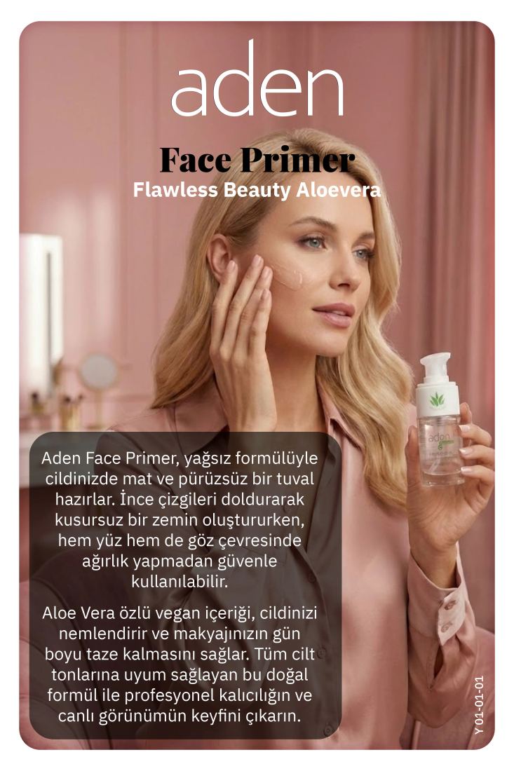 Aden Face Primer - Makyaj Bazı Face Primer / Flawless Beauty 01