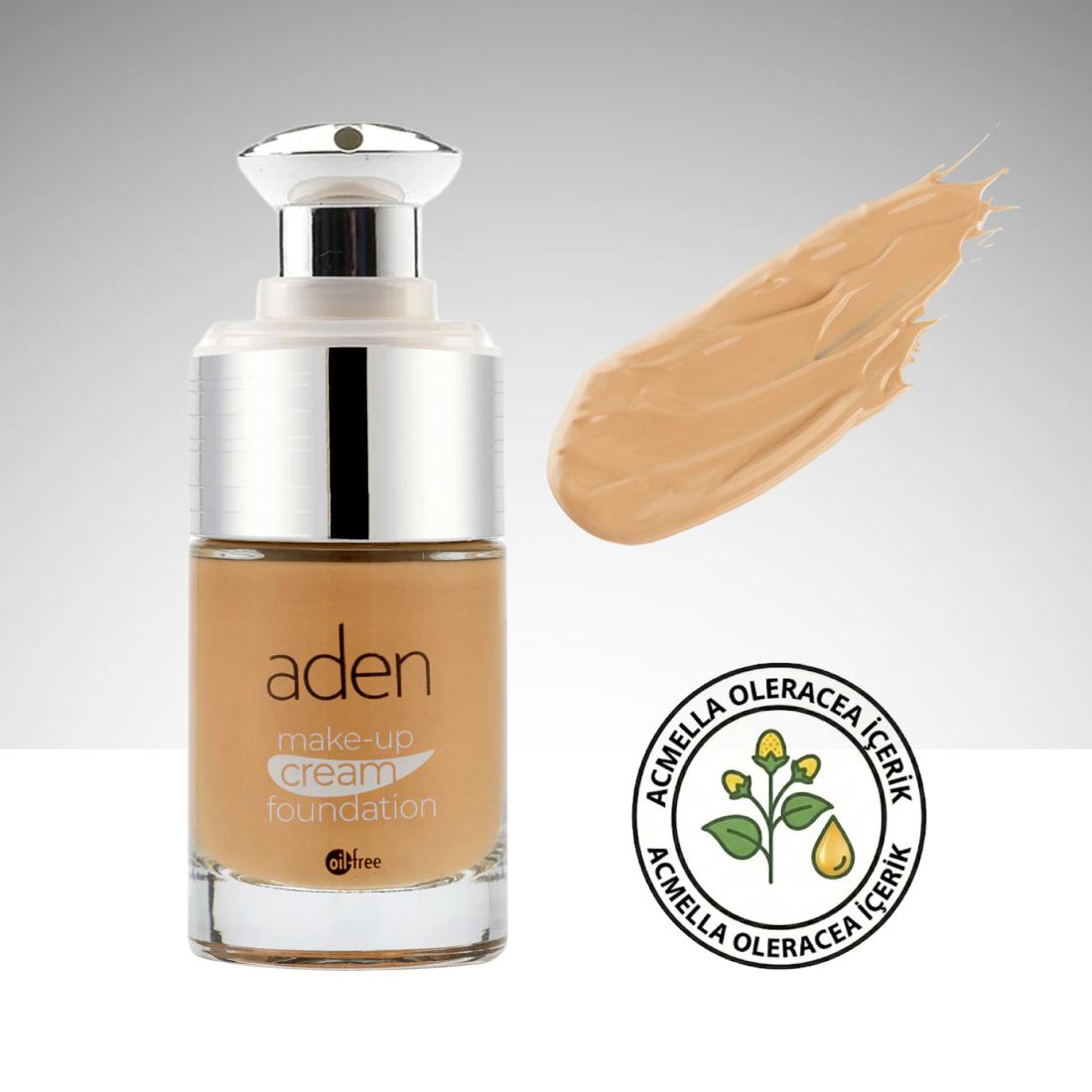 Aden Make-Up Cream Foundation Nude (Ten)