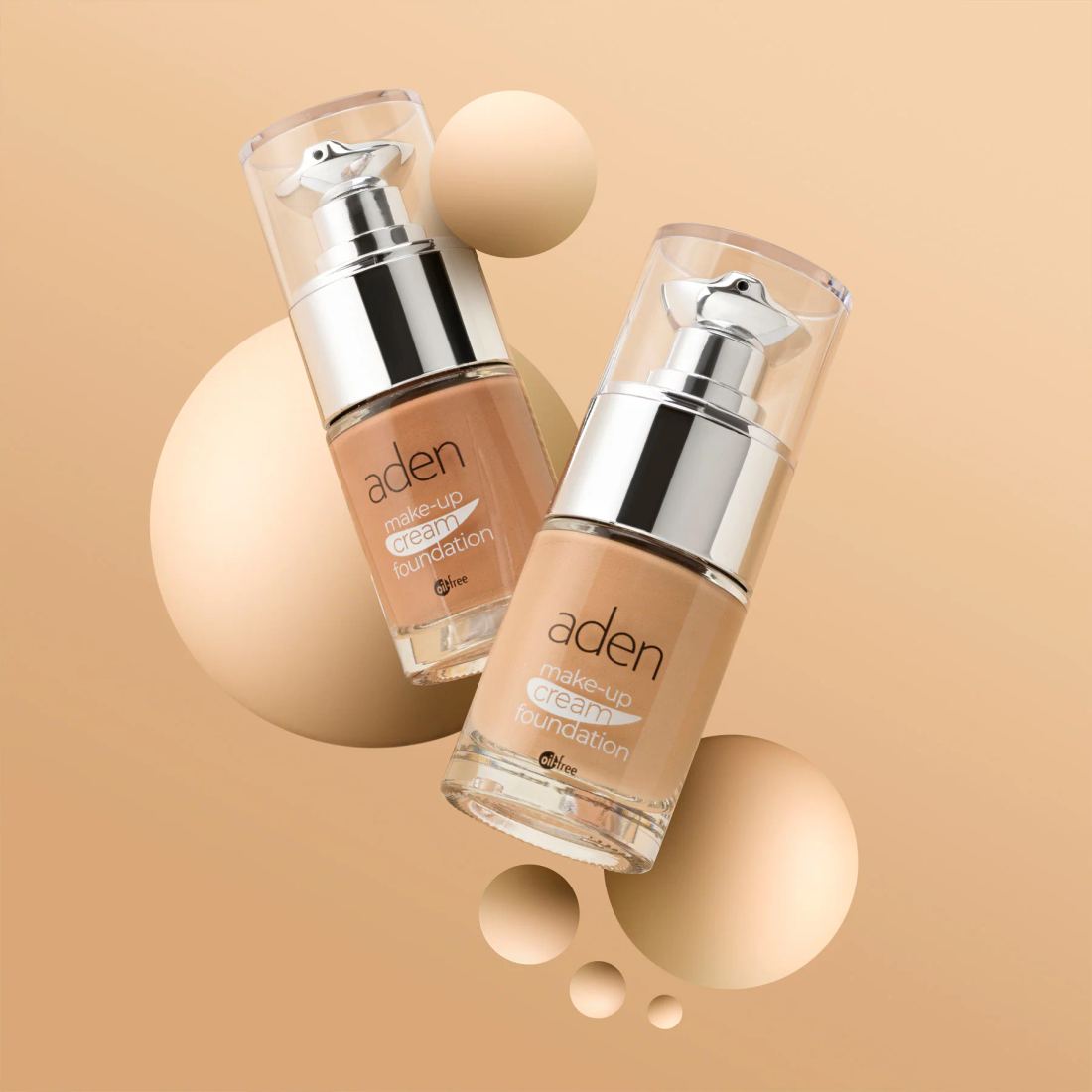 Aden Make-Up Cream Foundation Nude (Ten)