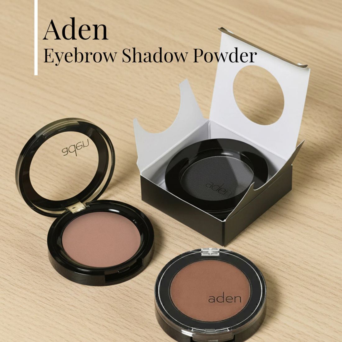 Aden Eyebrow Shadow Powder - Göz Farı 03 Anthrasite (Antrasit)